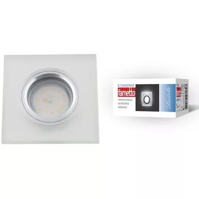 Встраиваемый светильник Fametto Luciole DLS-L113 GU5.3 CHROME/MATT CLEAR