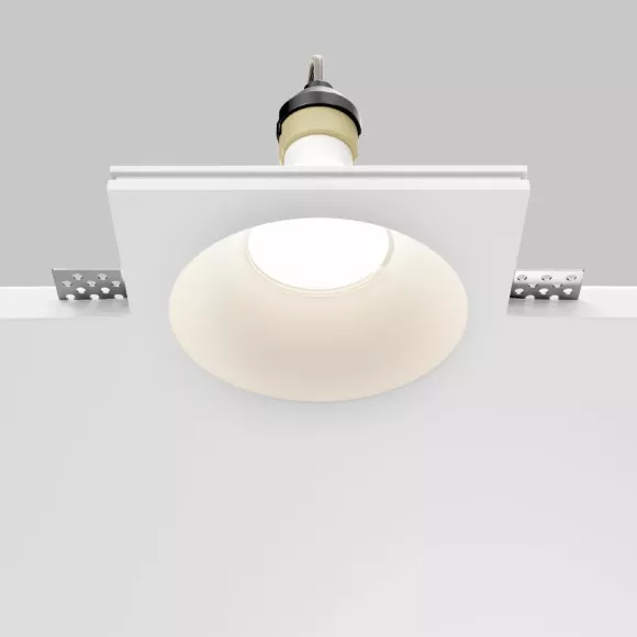 Встраиваемый светильник Maytoni Technical Gyps Modern DL129-GU10-01-W Встраиваемый светильник Maytoni Technical Gyps Modern DL129-GU10-01-W