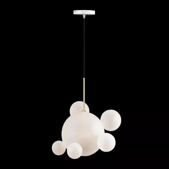 Подвесной светильник Loft IT Bolle 2030-P6, Белый, Металл, Стекло