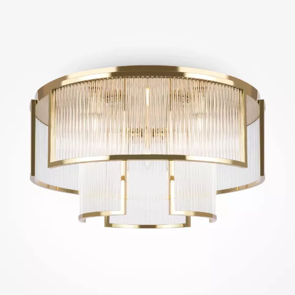 Потолочная люстра Maytoni Frame MOD174CL-09G, декоративные элементы крупным планом Потолочная люстра Maytoni Frame MOD174CL-09G, декоративные элементы крупным планом