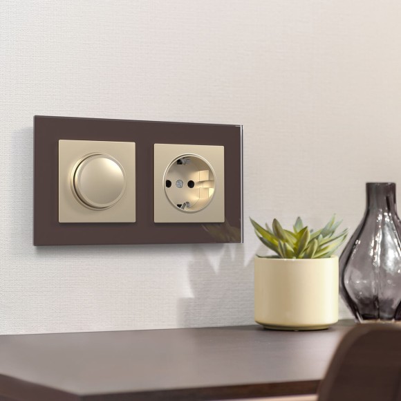 Розетка с заземлением Werkel шампань W1171011 4690389157363 a050867