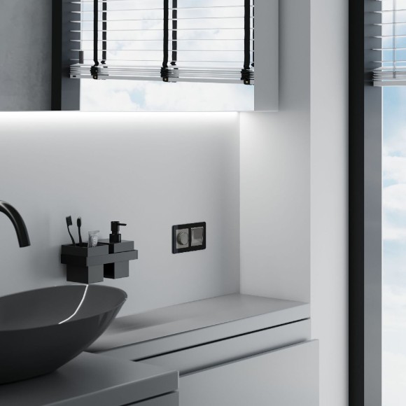 Розетка с заземлением, крышкой и шторками Werkel 4690389197529 W1171244 a064092