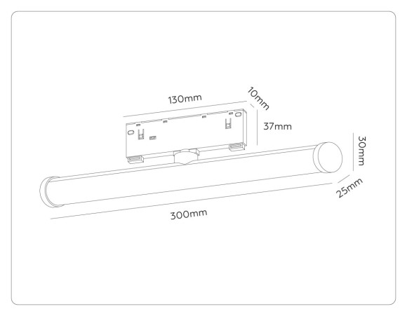 Трековый магнитный светильник Ambrella Light Track System GL2370