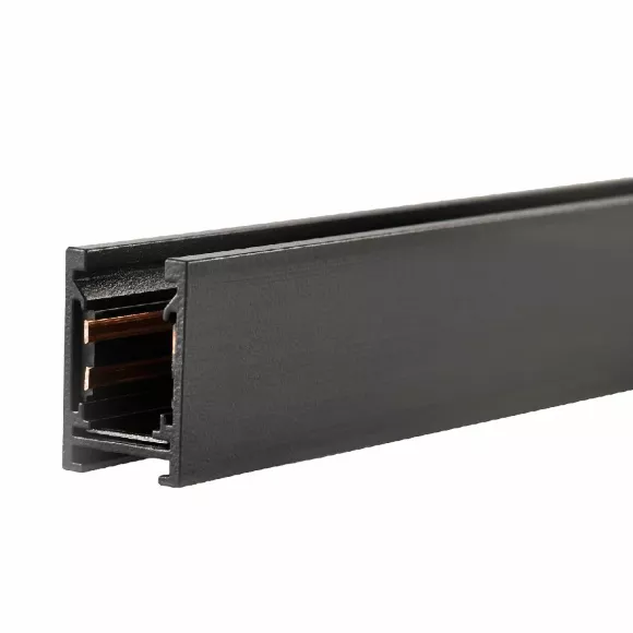 Шинопровод магнитный Favourite Logica 1013-TB-300, Черный, Металл, Германия, вид сбоку