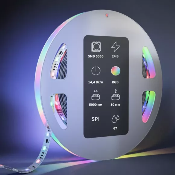 Светодиодная лента Maytoni Led Strip 24В 5050 14,4Вт/м RGB 5м IP67 201248 Светодиодная лента Maytoni Led Strip 24В 5050 14,4Вт/м RGB 5м IP67 201248