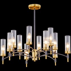 Люстра на штанге Illumico IL5177-6+6PLS-29 BRASS TUBO