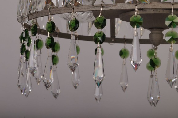 Подвесная люстра Abrasax L.7392-5GR (GREEN)