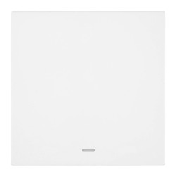 Выключатель 1-клавишный c индикатором (механизм) Stekker Мия 250В 10А RSW10-3101-01 белая магнолия 50431