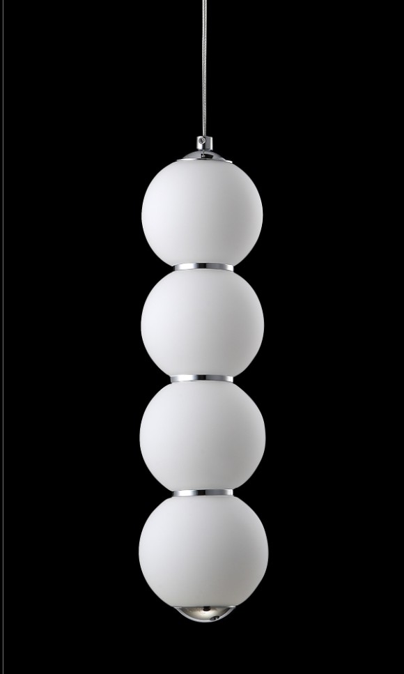 Подвесной светильник Crystal Lux Desi DESI SP4 CHROME/WHITE