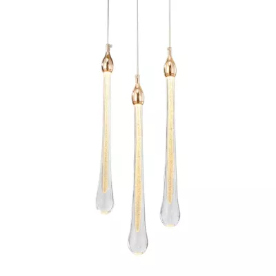 Подвесной светильник Delight Collection Teardrop OM801670-3-G