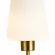 Настольная лампа Escada Clarity 120004/1T Gold ES0002705, Золото, Белый, Металл