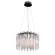 Подвесная люстра Delight Collection MD22027002 MD22027002-D45 matt black, Черный, Прозрачный, Металл, крупный план