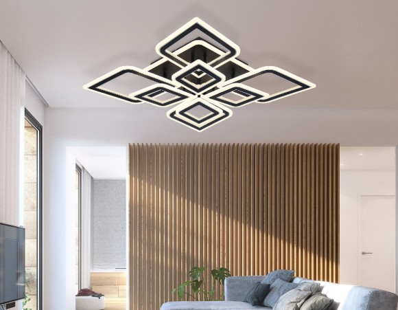 Потолочная светодиодная люстра с пультом управления Ambrella Light Original FA8912