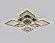 Потолочная люстра Ambrella Light Acrylica Original FA8912, Черный, Прозрачный, От теплого до холодного, светодиодный модуль