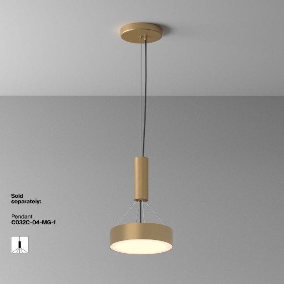 Потолочный светильник Maytoni Zon C032CL-24W3K-RD-MG