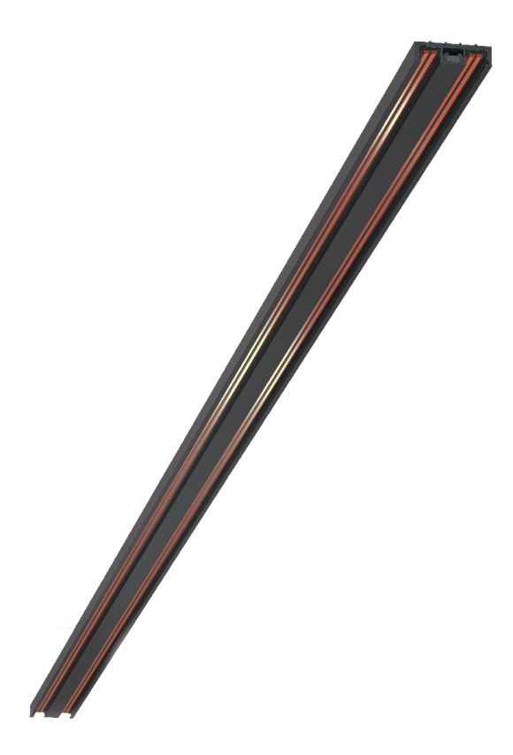 Ультратонкий накладной магнитный шинопровод iLedex Vision 4825-25/7-1000-BK