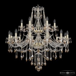 Подвесная люстра Bohemia Ivele Crystal 1415/12+6/360/2d G K721