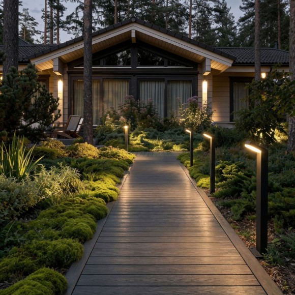 Ландшафтный светильник Elektrostandard Sensor 1542 TECHNO LED черный 4690389219238 a072088