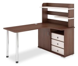 Стол компьютерный Домино СР-145М ШКК-Ч-ПРАВ MER_SR-145M_SHKK-CH-PRAV