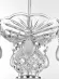 Подвесной светильник Bohemia Ivele Crystal 14781P/22 Ni V0300, декоративные элементы крупным планом