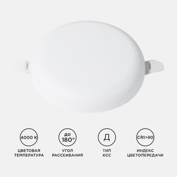 Встраиваемая светодиодная панель безрамочная Apeyron FLP 06-106