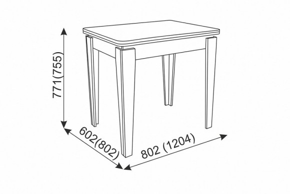 Стол обеденный Фантазия MBS_KM-0216-1544