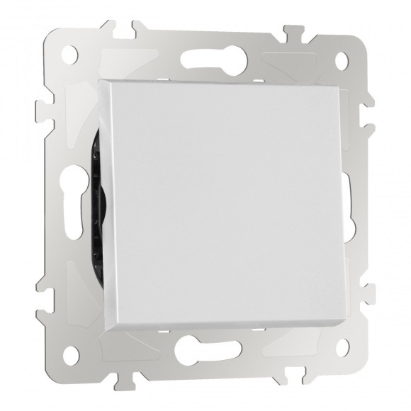 Выключатель одноклавишный проходной Arte Milano 203.32-1.silver