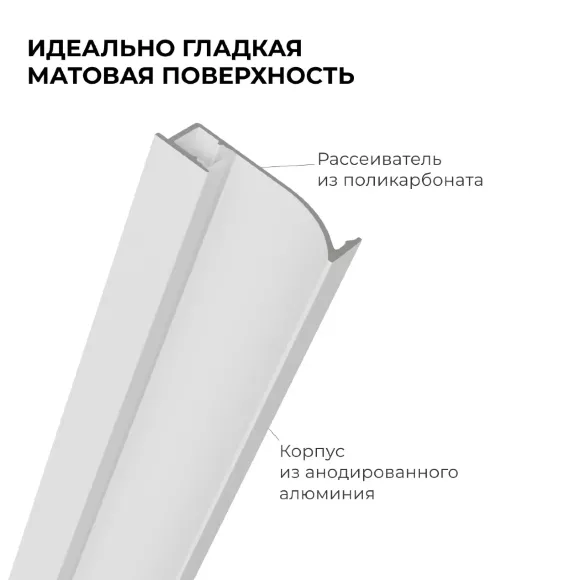 Алюминиевый профиль (комплект) Apeyron 08-66-Б Алюминиевый профиль (комплект) Apeyron 08-66-Б
