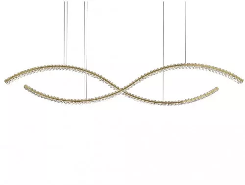 Подвесной светильник Newport 8242N/160 gold М0071047, Золото, Прозрачный, От теплого до нейтрального Подвесной светильник Newport 8242N/160 gold М0071047, Золото, Прозрачный, От теплого до нейтрального