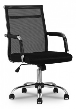 Кресло компьютерное TopChairs Clerk SGR_D-104_black