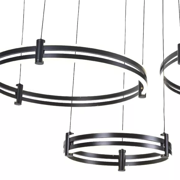 Подвесная люстра Zortes Duble-R ZRS.27510.03, Черный, Белый, От теплого до холодного Подвесная люстра Zortes Duble-R ZRS.27510.03, Черный, Белый, От теплого до холодного