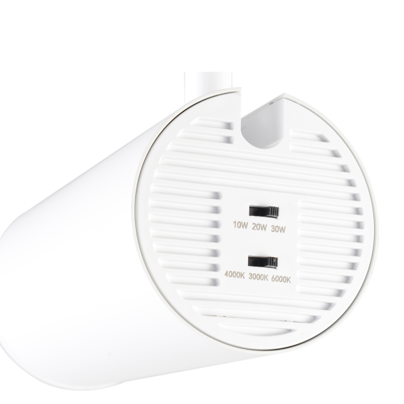 Трековый однофазный светильник Crystal Lux CLT 0.31 021 WH 3CCT ZOOM