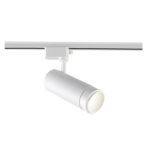 Трековый однофазный светильник Crystal Lux CLT 0.31 021 WH 3CCT ZOOM