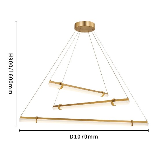 Подвесная светодиодная люстра Favourite Stav 4553-3P