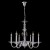 Подвесная люстра Crystal Lux ARABESQUE SP6 CHROME