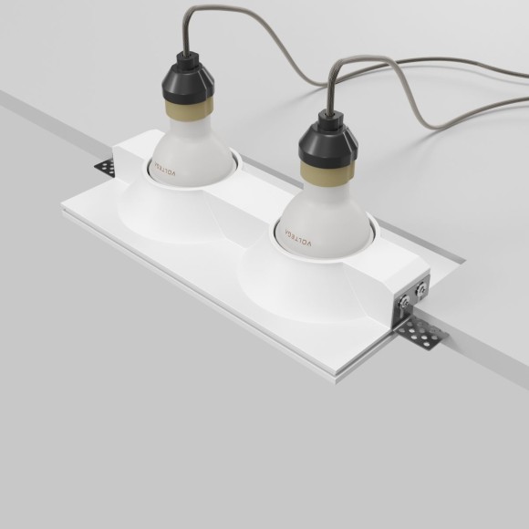 Встраиваемый светильник Maytoni Technical Gyps Modern DL129-GU10-02-W