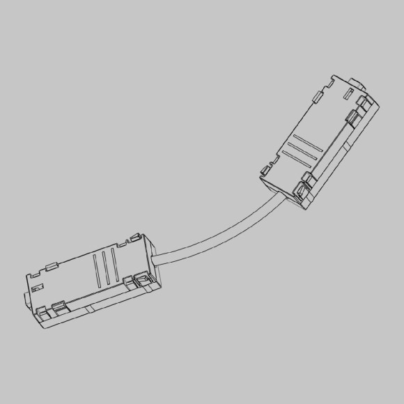 L-соединитель питания для шинопровода IMEX Smart line IL.0050.4002-BK