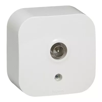 Розетка TV Legrand Quteo белая 782215