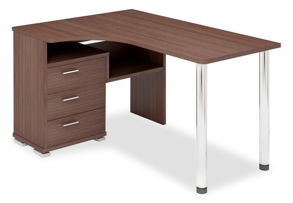 Стол компьютерный Домино СР-132С-150 Ш-Ч-ЛЕВ MER_SR-132S-150_SH-CH-LEV