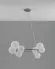 Подвесная люстра Moderli Molly V11468-11P, Хром, Белый, Металл, декоративные элементы крупным планом