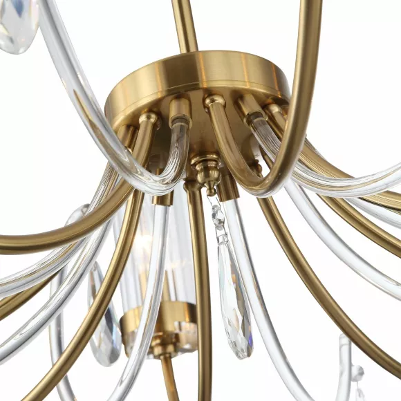 Люстра на штанге ST Luce Иллюмиа SL1400.303.06, Неоклассика, Латунь Люстра на штанге ST Luce Иллюмиа SL1400.303.06, Неоклассика, Латунь