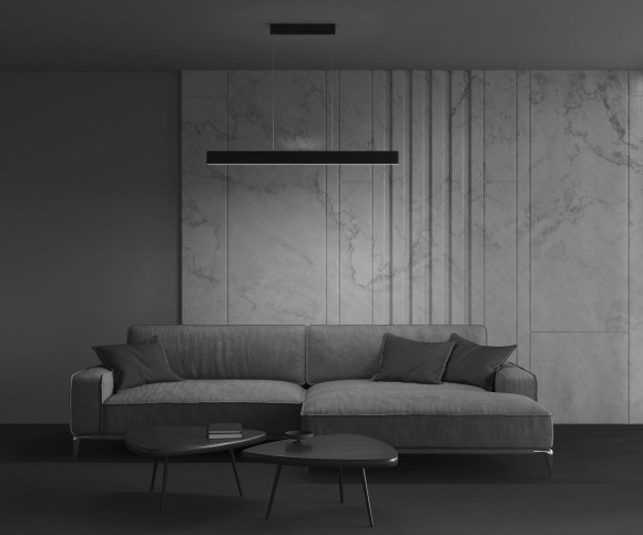 Подвесной светодиодный светильник Maytoni Step P010PL-L30B