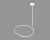 Подвесная люстра Italline IT013-6025 white 3000K