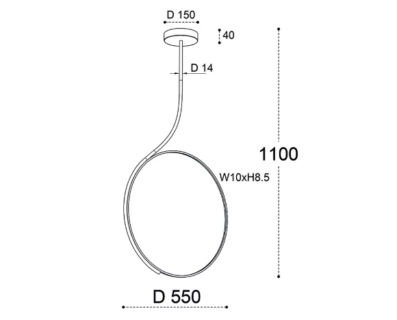 Подвесная люстра Italline IT013-6025 white 3000K, Белый, Теплый белый, Алюминий