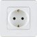 Розетка с/з со шторками Legrand Inspiria 673730