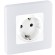 Розетка с/з со шторками Legrand Inspiria 673730