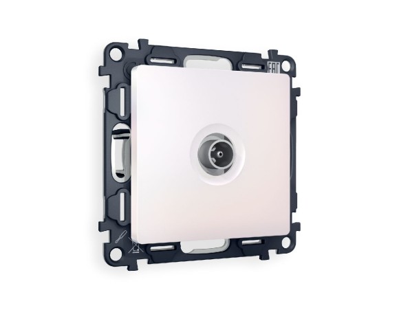 Комплект механизма TV розетки оконечной 50-870 MHz 1dB Ambrella Volt Alfa MA213010