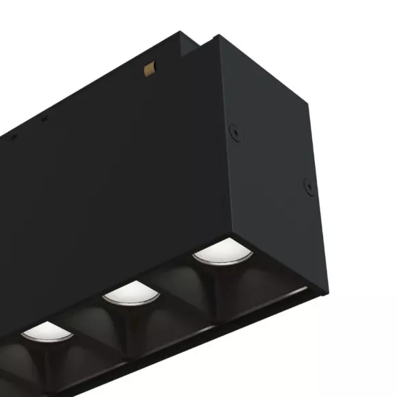 Трековый светильник Maytoni Track lamps TR014-2-10W4K-B, Черный, Нейтральный белый, Алюминий, вид снизу Трековый светильник Maytoni Track lamps TR014-2-10W4K-B, Черный, Нейтральный белый, Алюминий, вид снизу
