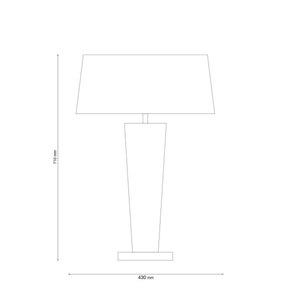 Настольная лампа Lucia Tucci Pelle Bianca T119.1