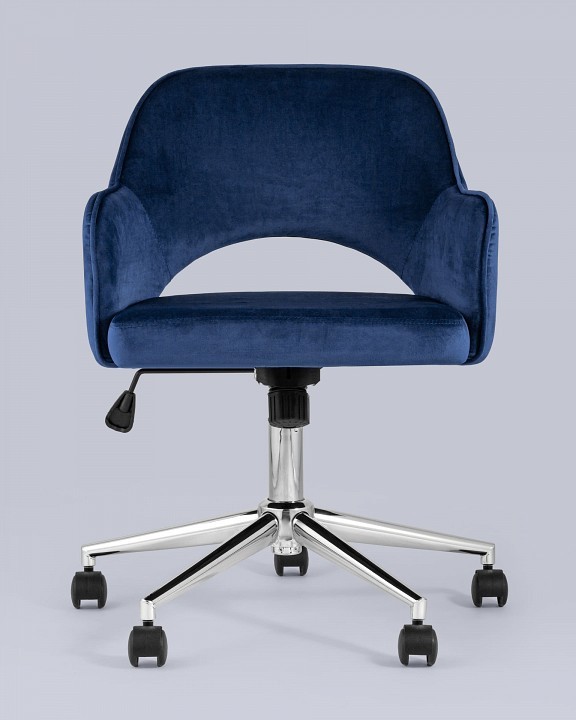 Кресло компьютерное Кларк SGR_CLARKSON_BLUE_CHROME
